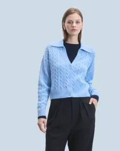 Ribbed Cardigan Sweater