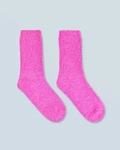 Ribbed Mid-High Socks