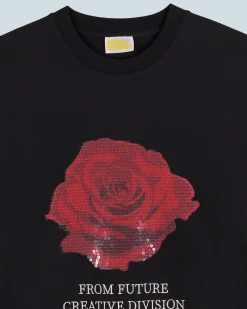 Rose Short Sleeves Crewneck T-Shirt