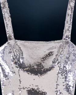 Sequins Strap Top