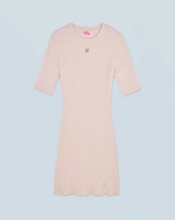 Short Sleeve Short Dress 3/4 Sleeves