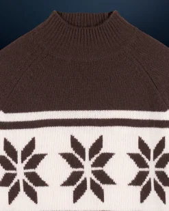 Snowflake Mock Neck Sweater