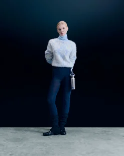 Snowflake Turtleneck Sweater