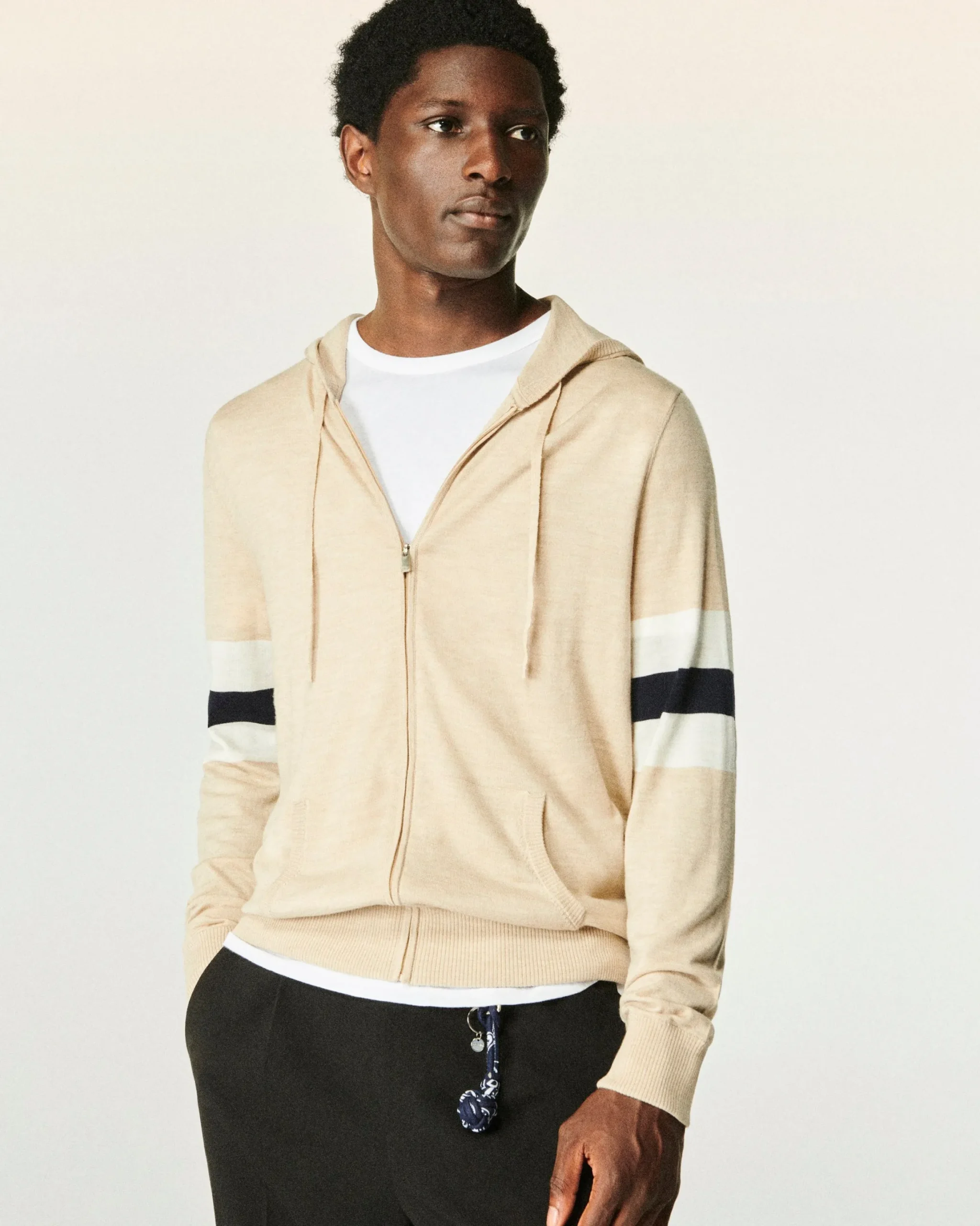 Striped Hoodie Sweater