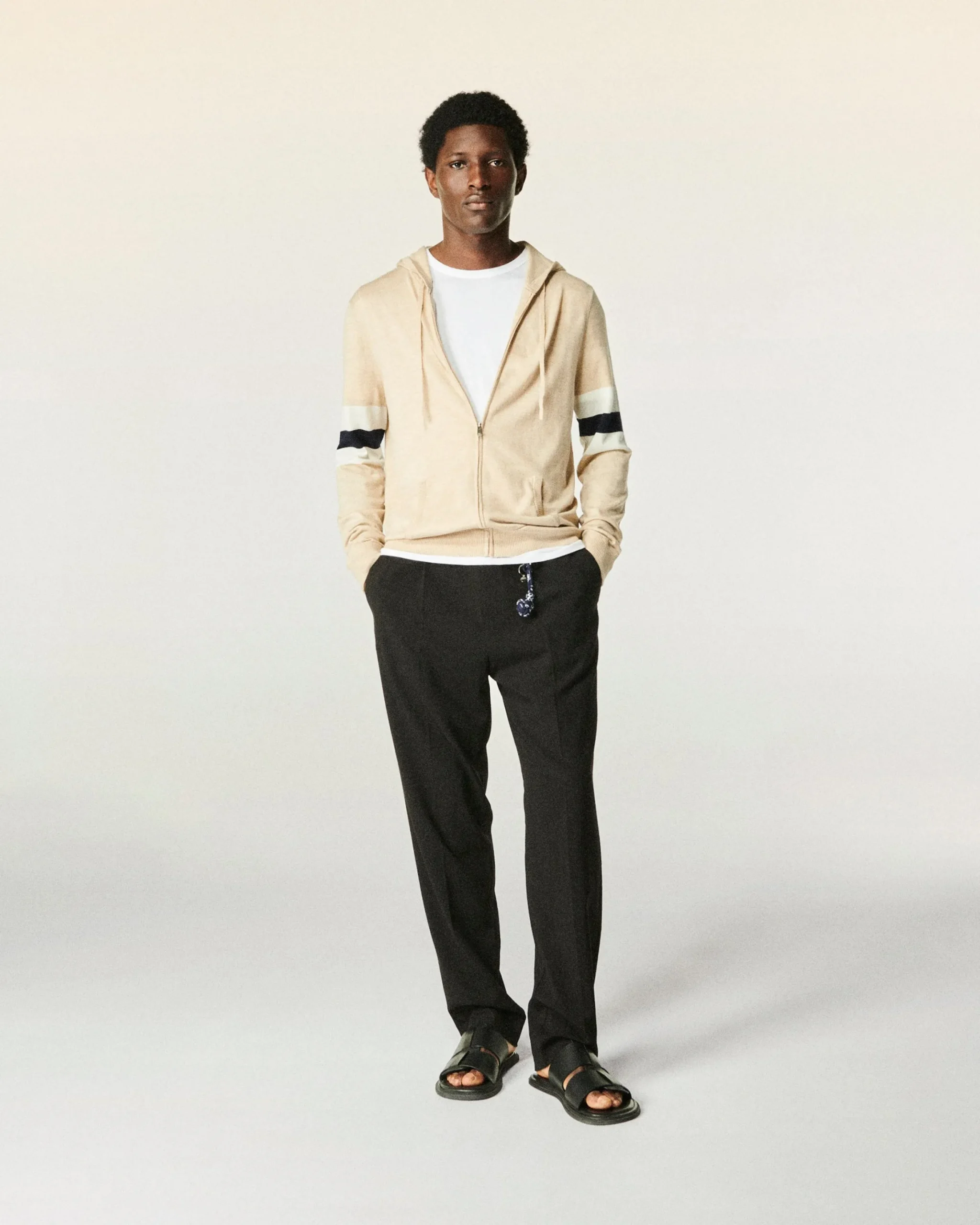 Striped Hoodie Sweater