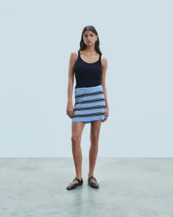 Striped Mini Skirt