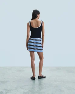 Striped Mini Skirt
