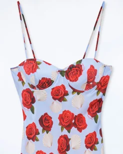 Venus Long Strap Dress