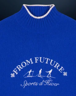 Winter Sports Mock Neck Sweater