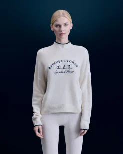 Winter Sports Mock Neck Sweater